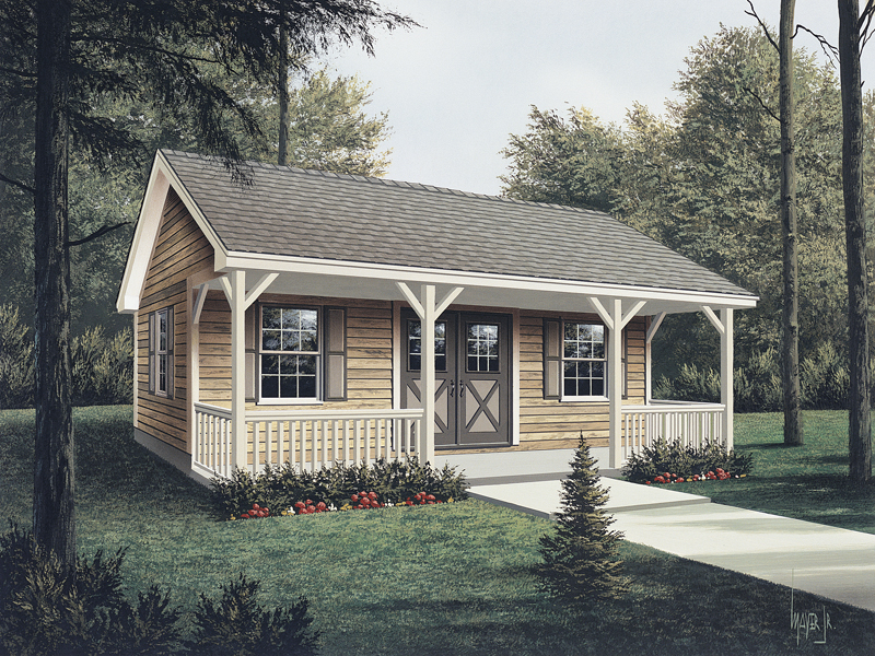 Building Plans Front of Home 002D-7520 | House Plans and More