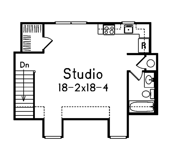 Image Of Second Floor For House Plan 002D-7526