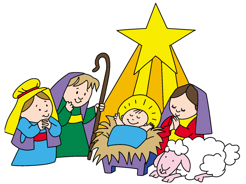 Building Plans Front of Home Nativity with Star