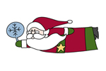 Old World Santa is a old-fashioned style yard art pattern with timeless appeal