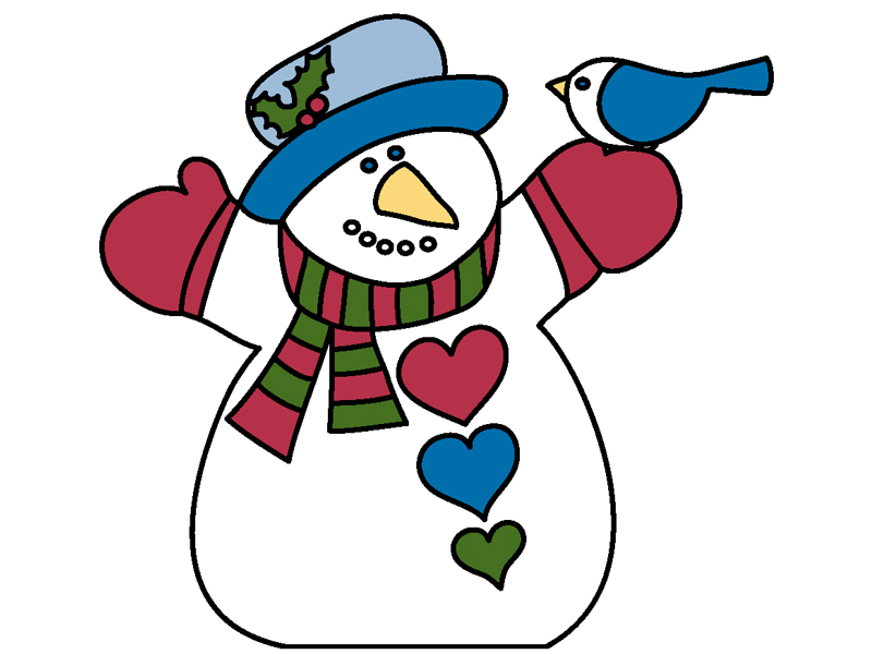 Farmhouse Plan Front of Home Mr. Woodsy Snowman