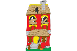This haunted house yard art pattern is scary and fun all in one