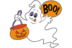 Flying boo ghost is a cute yard decoration that is worth remembering