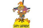 Cute Halloween screcrow is ideal all season long