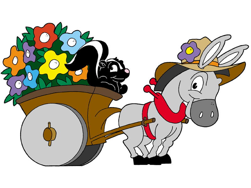 Contemporary Plan Front of Home Donkey with Basket