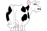 Cute cow yard art pattern is perfect all year long in your country style backyard