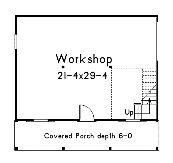 Image Of Large First Floor For House Plan 005D-7500