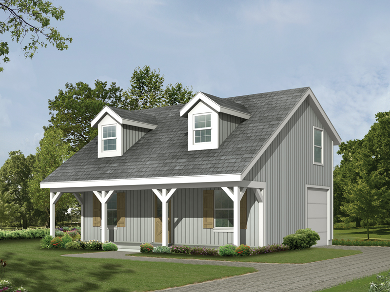 Building Plans Front of Home 005D-7500 | House Plans and More