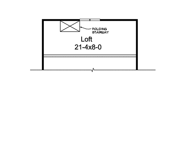 Image Of Second Floor For House Plan 009D-6008
