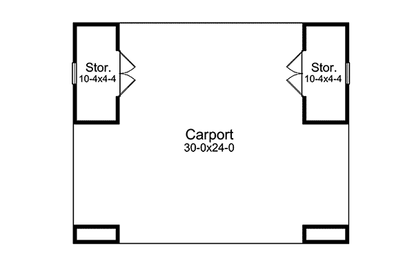 Image Of Large First Floor For House Plan 009D-6010