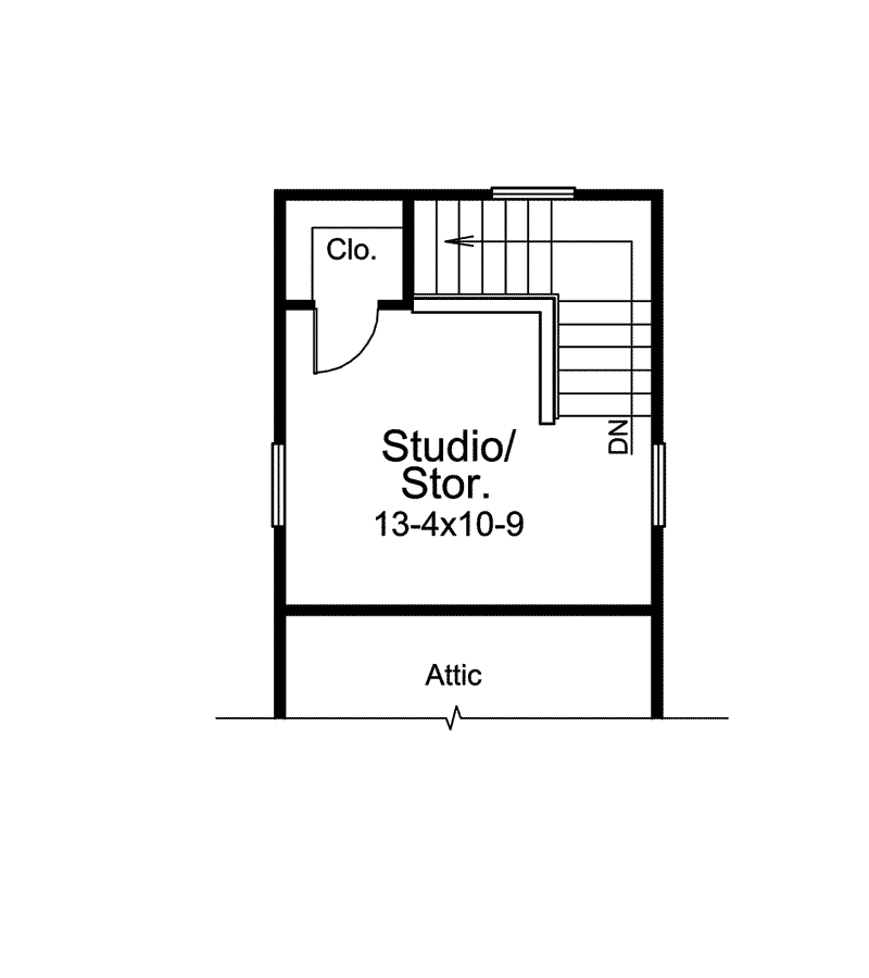Building Plans Second Floor 009D-6013 | House Plans and More