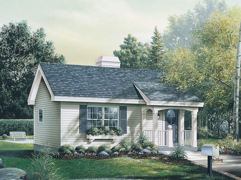 Building Plans Front of Home 009D-7501 | House Plans and More