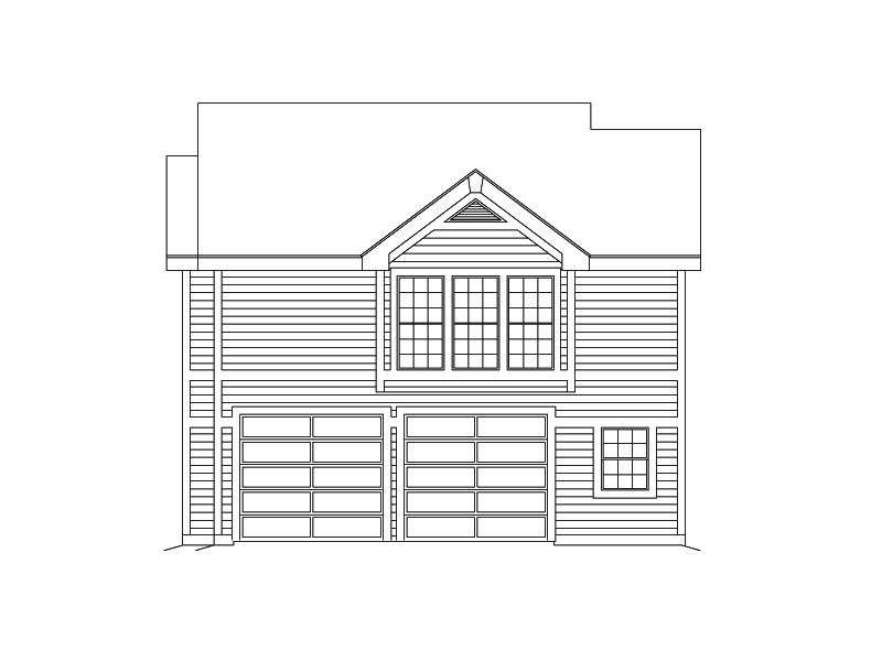 Building Plans Right Elevation 009D-7505 | House Plans and More