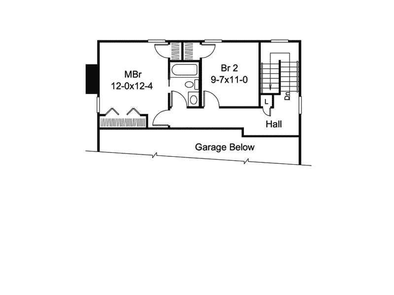Building Plans Second Floor 009D-7509 | House Plans and More