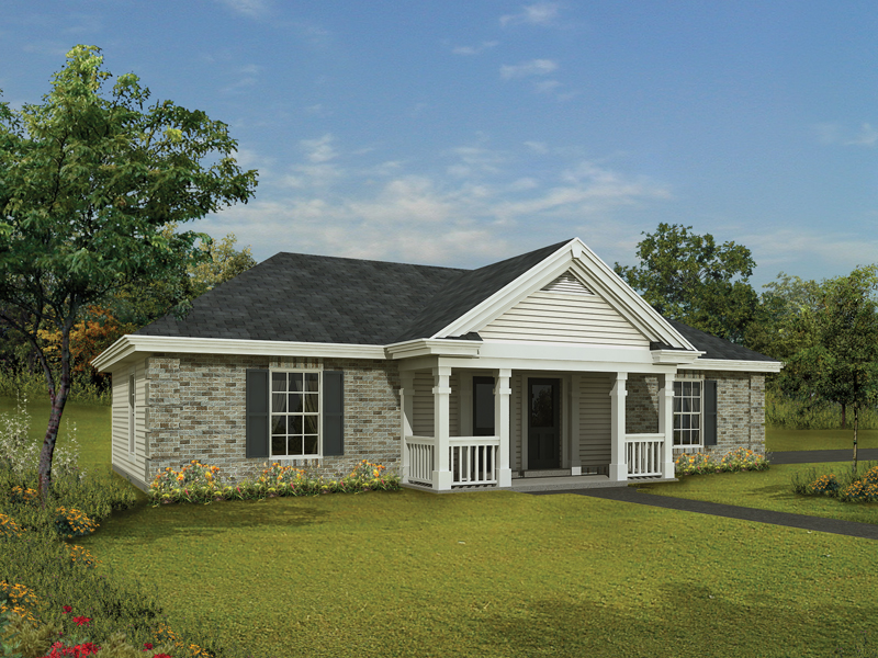 Building Plans Front of Home 009D-7510 | House Plans and More