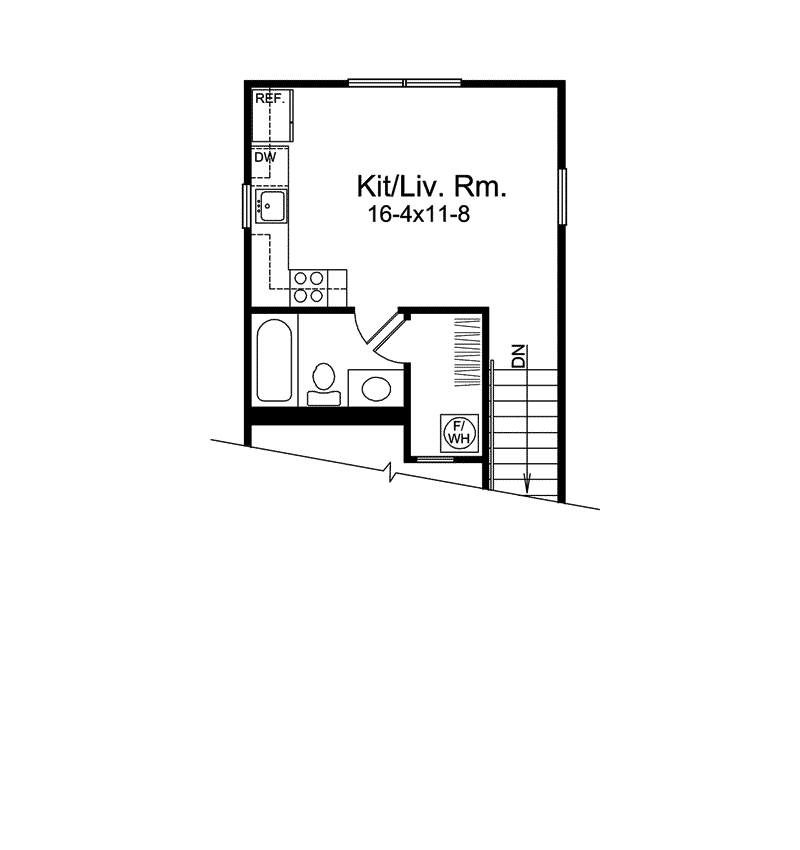 Vacation Home Plan Second Floor 009D-7514 | House Plans and More