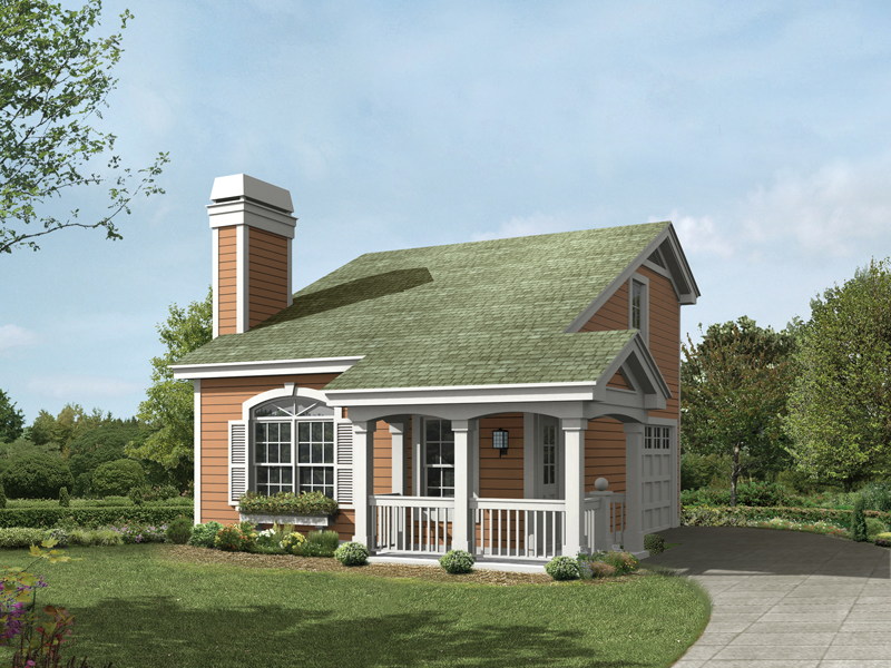 Building Plans Front of Home 009D-7516 | House Plans and More