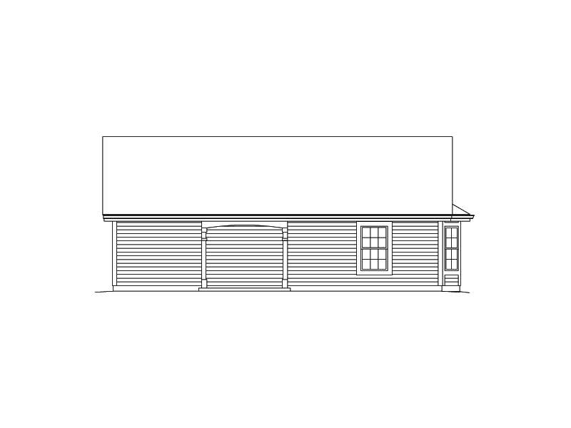 Building Plans Rear Elevation 009D-7519 | House Plans and More