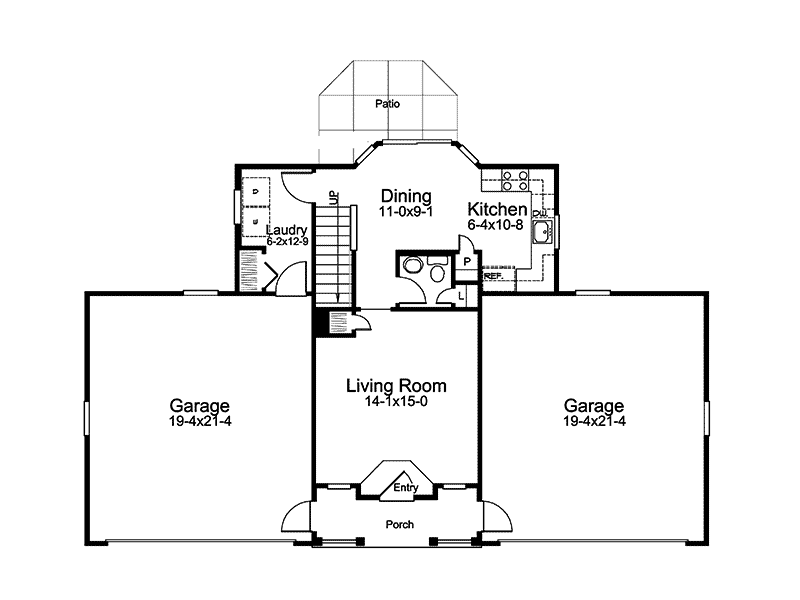 Building Plans First Floor 009D-7521 | House Plans and More