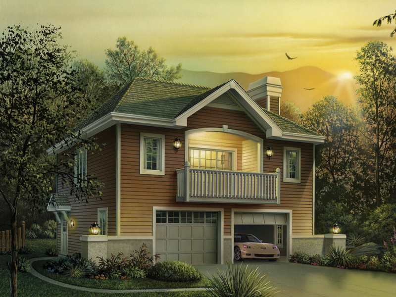 Building Plans Front of Home 009D-7522 | House Plans and More