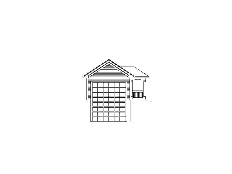 Building Plans Rear Elevation 009D-7526 | House Plans and More