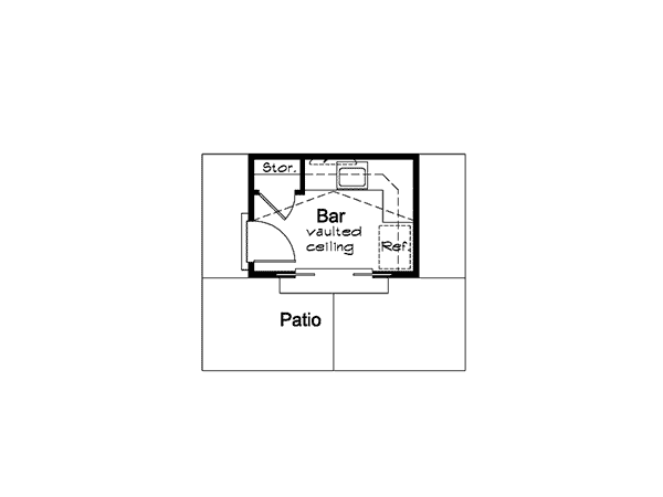 Image Of Large First Floor For House Plan 009D-7529