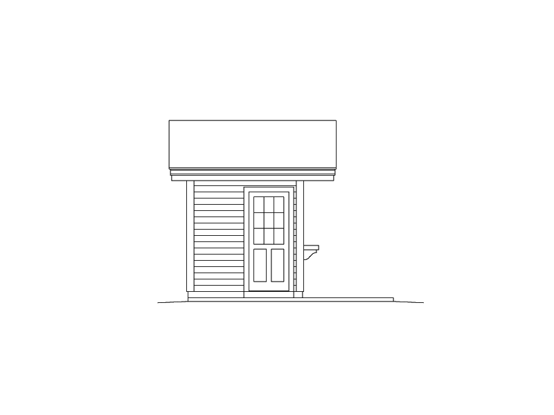 Building Plans Left Elevation 009D-7529 | House Plans and More