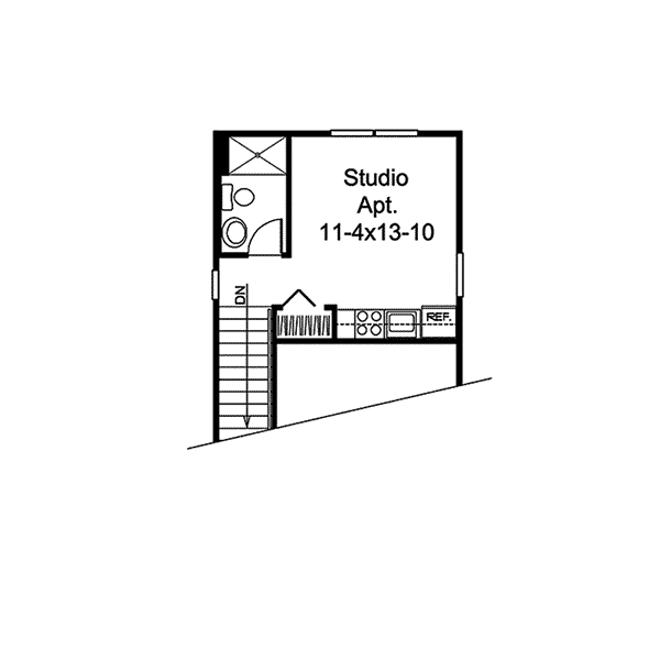Image Of Second Floor For House Plan 009D-7531