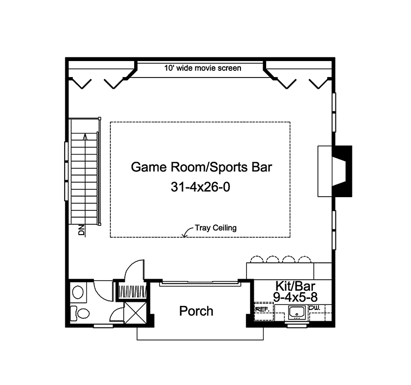 Building Plans Second Floor 009D-7533 | House Plans and More