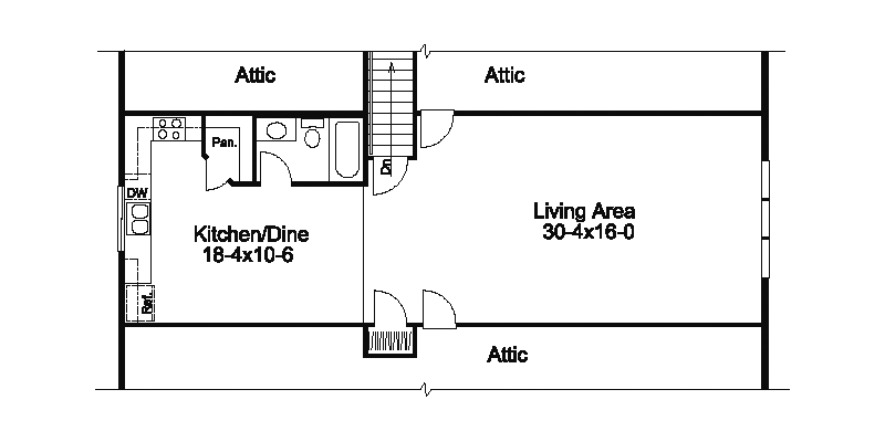 Building Plans Second Floor 009D-7534 | House Plans and More