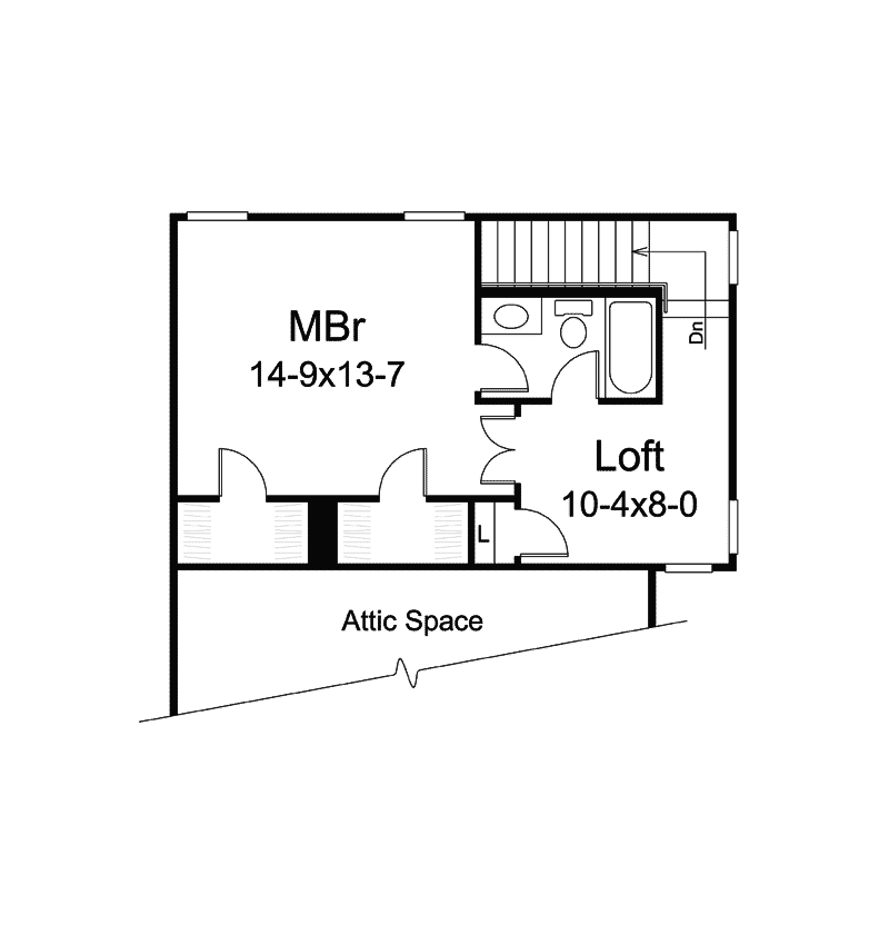 Building Plans Second Floor 009D-7535 | House Plans and More
