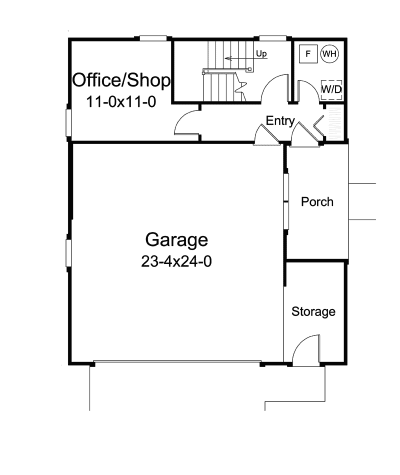 Sunbelt Home Plan First Floor 009D-7536 | House Plans and More