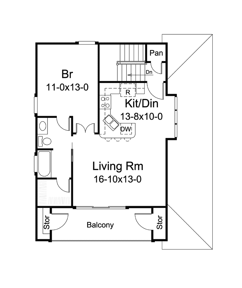 Sunbelt Home Plan Second Floor 009D-7536 | House Plans and More