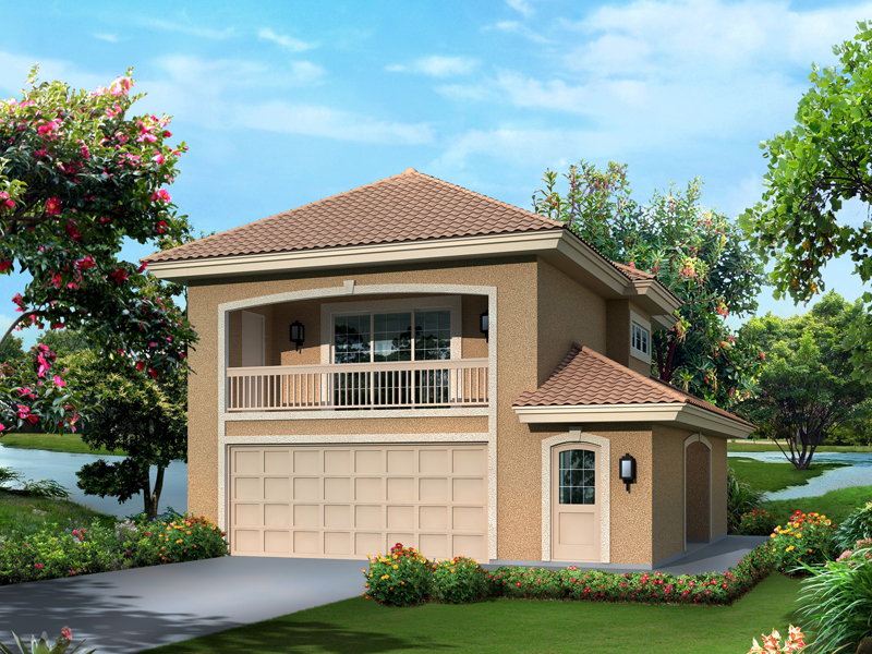 Sunbelt Home Plan Front of Home 009D-7536 | House Plans and More