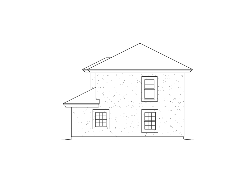 Building Plans Rear Elevation 009D-7536 | House Plans and More