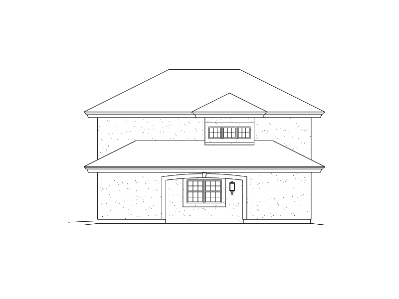Vacation Home Plan Right Elevation 009D-7536 | House Plans and More