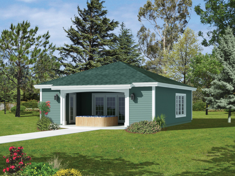 Building Plans Front of Home 009D-7542 | House Plans and More