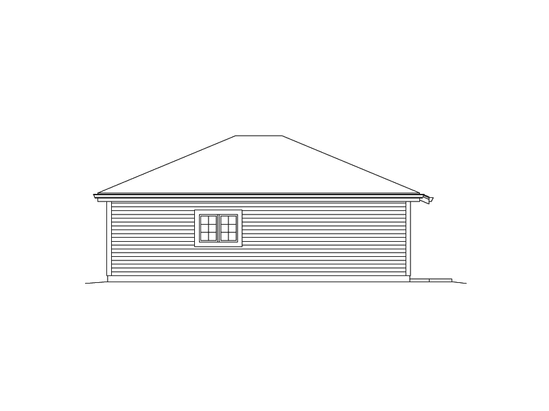 Building Plans Left Elevation 009D-7542 | House Plans and More