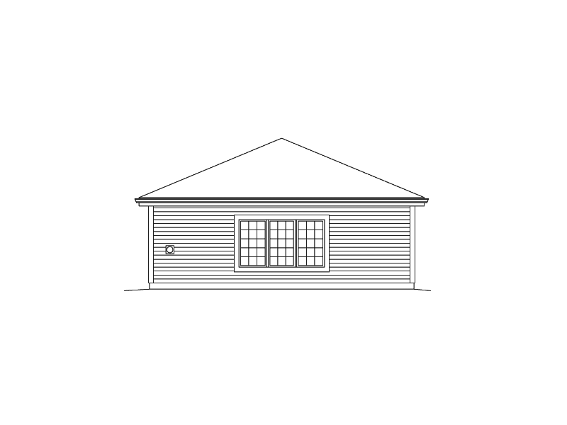 Building Plans Rear Elevation 009D-7542 | House Plans and More