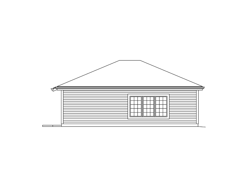 Building Plans Right Elevation 009D-7542 | House Plans and More