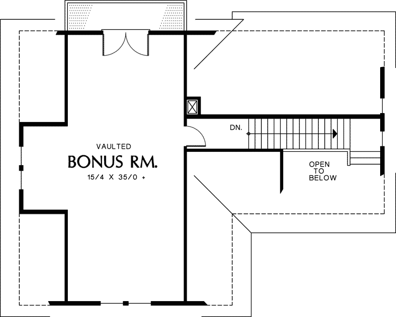 Building Plans Second Floor 012D-7500 | House Plans and More