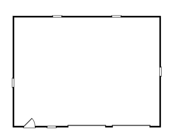 Image Of Large First Floor For House Plan 059D-6001