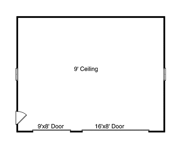 Image Of Large First Floor For House Plan 059D-6004