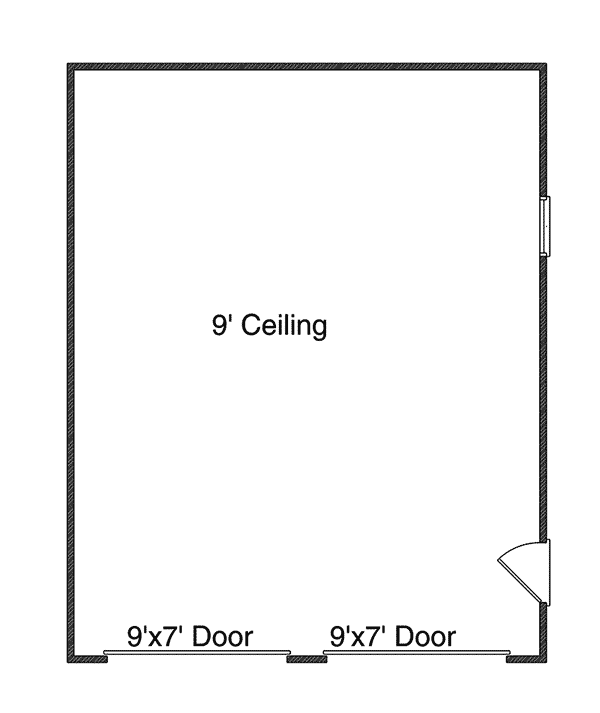 Image Of Large First Floor For House Plan 059D-6006
