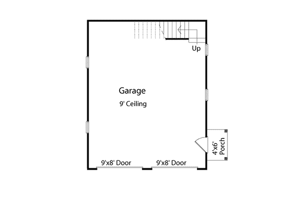 Image Of Large First Floor For House Plan 059D-6010