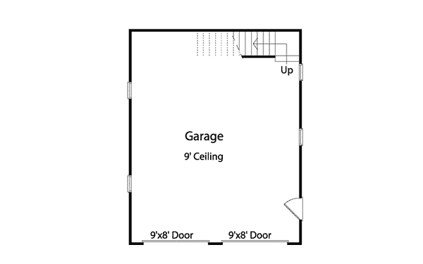 Image Of Large First Floor For House Plan 059D-6011
