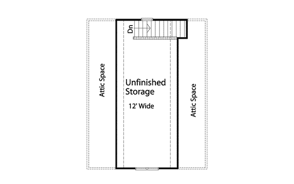 Image Of Second Floor For House Plan 059D-6011