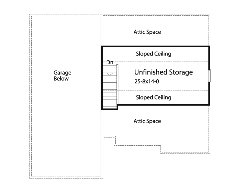 Building Plans Second Floor 059D-6015 | House Plans and More