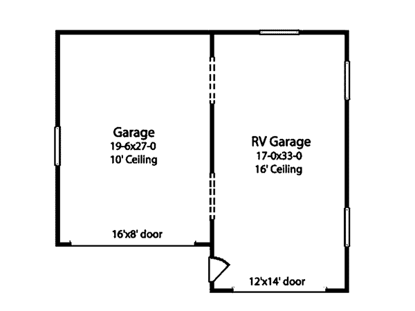 Image Of Large First Floor For House Plan 059D-6016