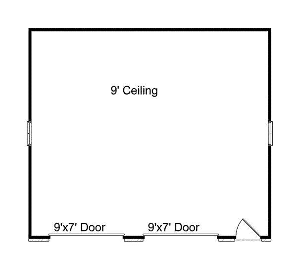 Image Of Large First Floor For House Plan 059D-6019